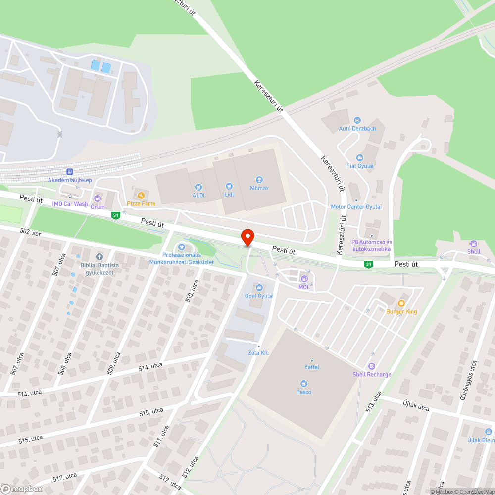 Kifakult EAK tábla bejelentés helye