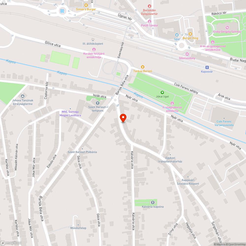 Beszakadó csatornafedél bejelentés helye