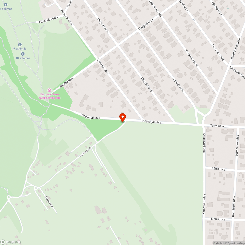 Zsákok, kanapék, szemét bejelentés helye