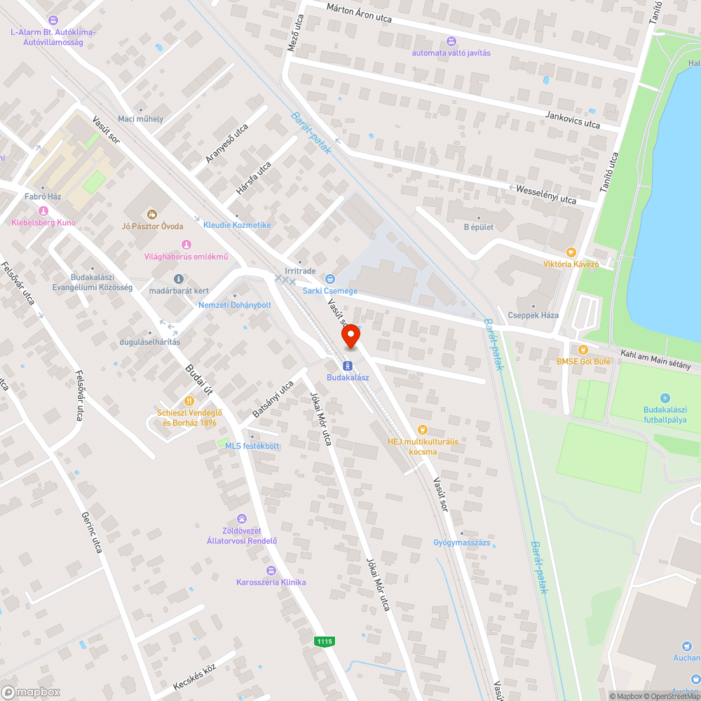 Graffitik bejelentés helye