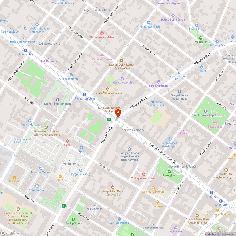 Útsüllyedés miatti csapadékvízelevezetési probléma a kerékpárúton bejelentés helye