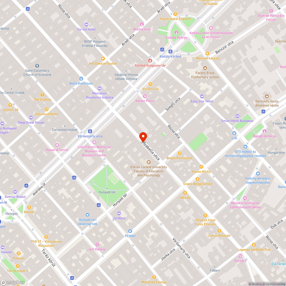 Kátyú bejelentés helye