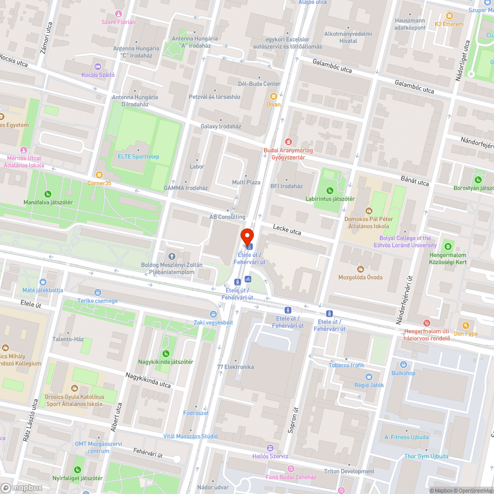 Magas támaszok bejelentés helye