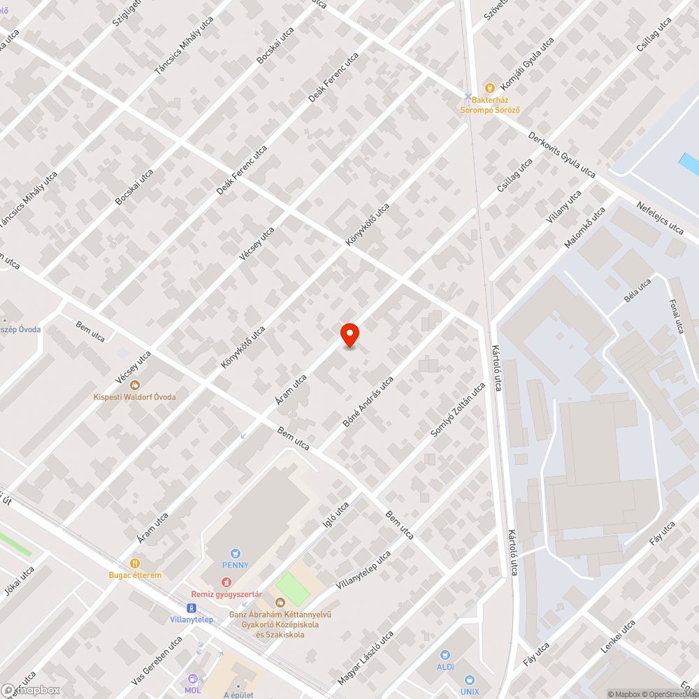 Odvas fa bejelentés helye