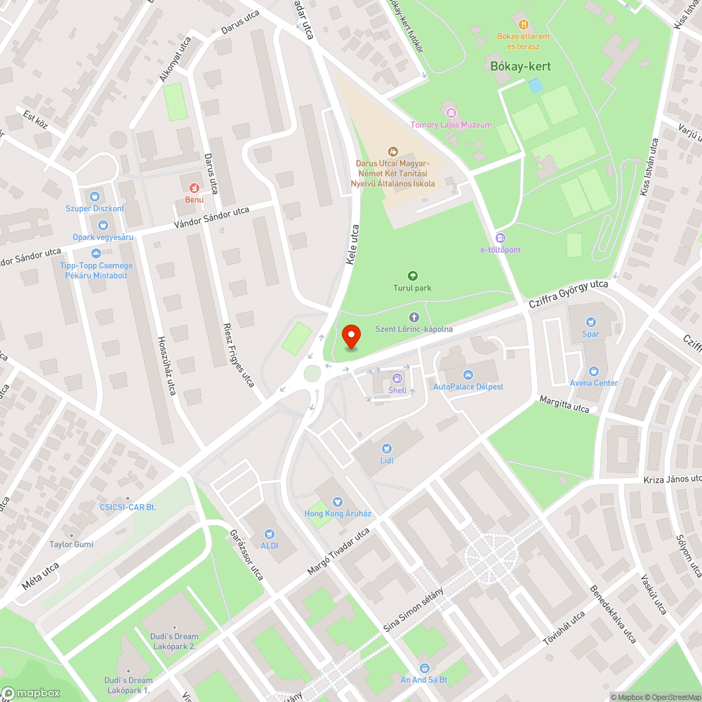 Lekopott, eltűnő zebra bejelentés helye