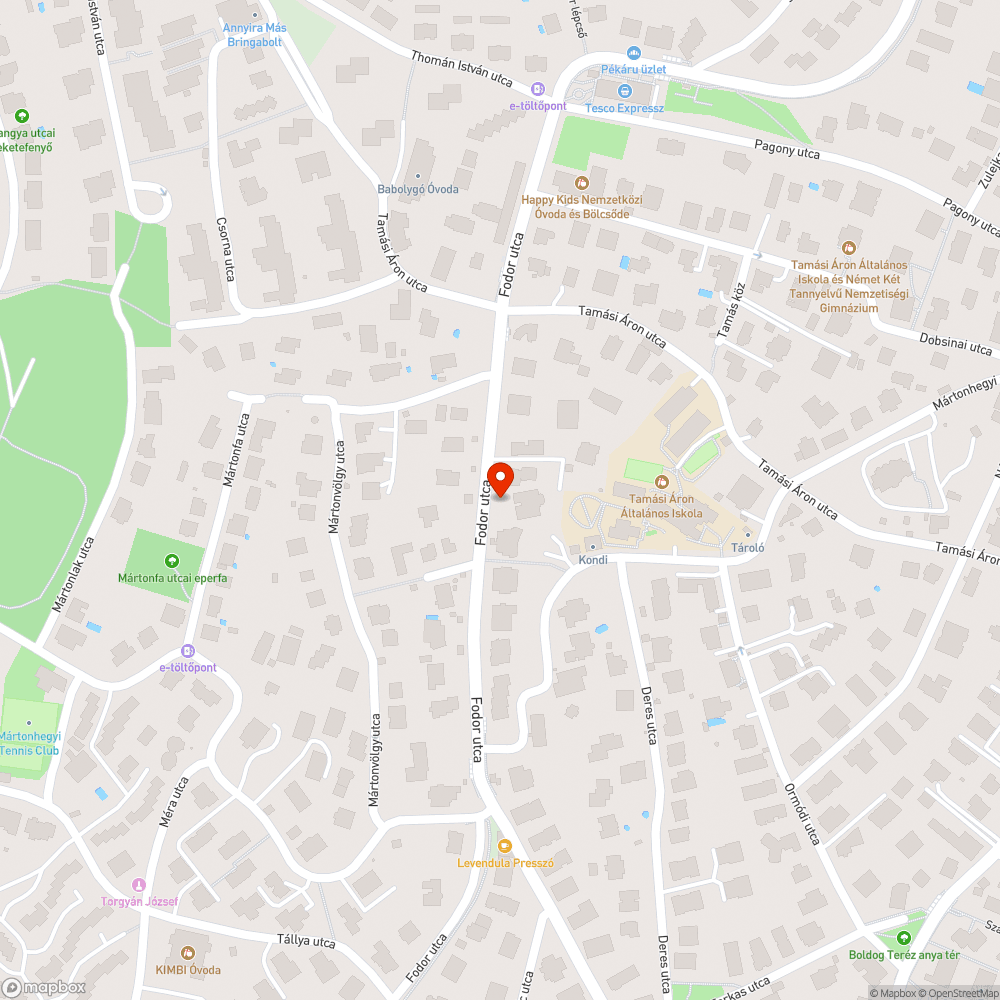 Földön heverő matrac bejelentés helye