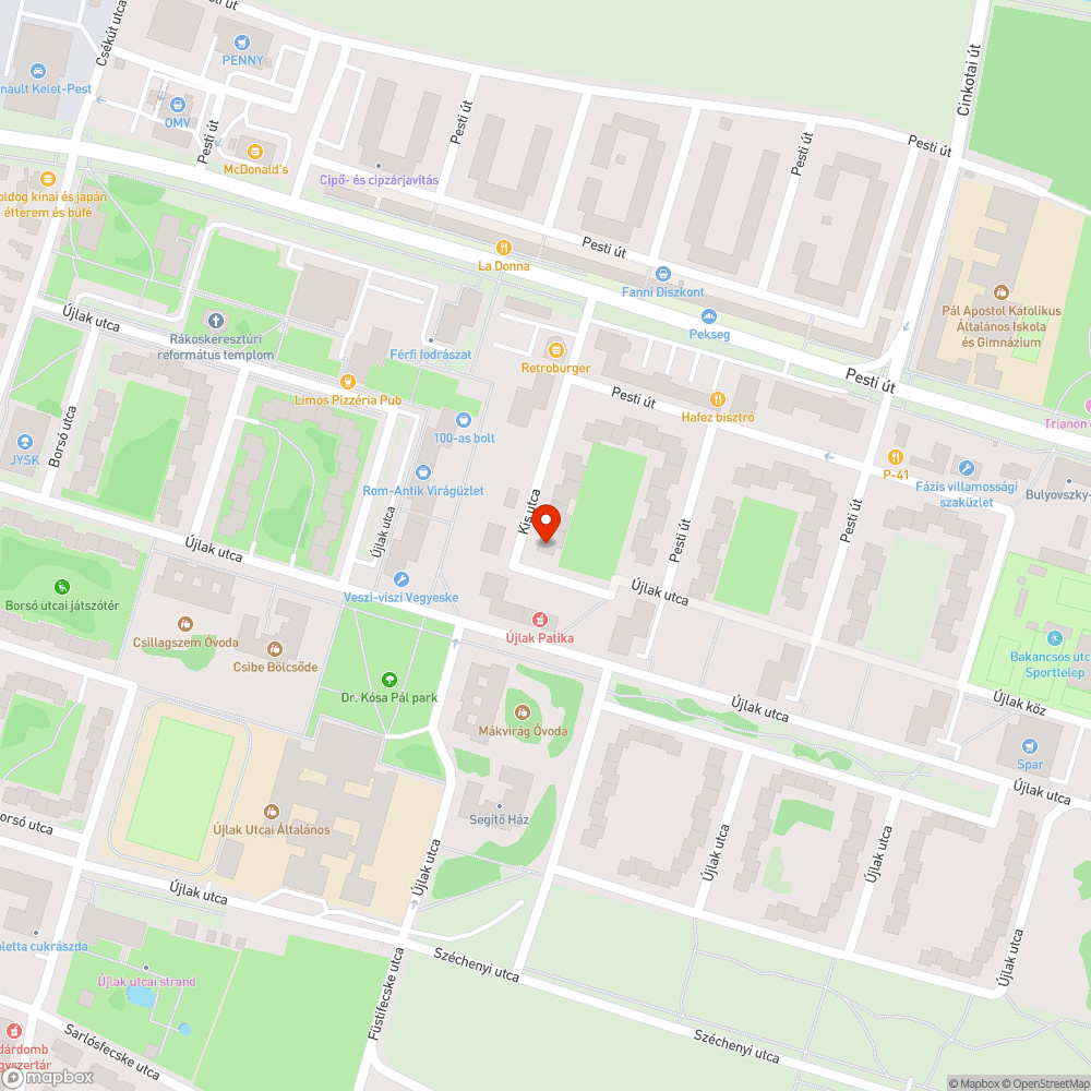 Nem mükődő közvilágítás bejelentés helye