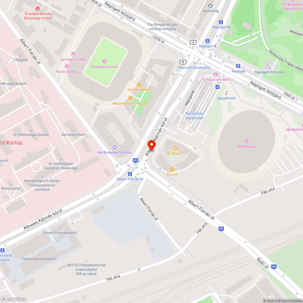 Kitört pollerek bejelentés helye