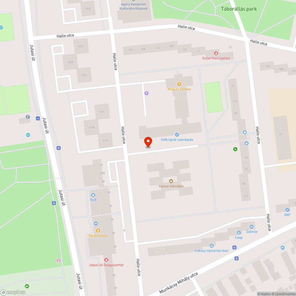 Kiálló vas tartó szerkezet bejelentés helye