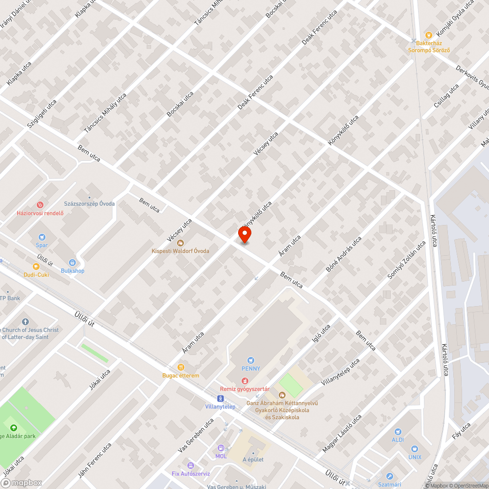 Befejezetlen útjavítás bejelentés helye