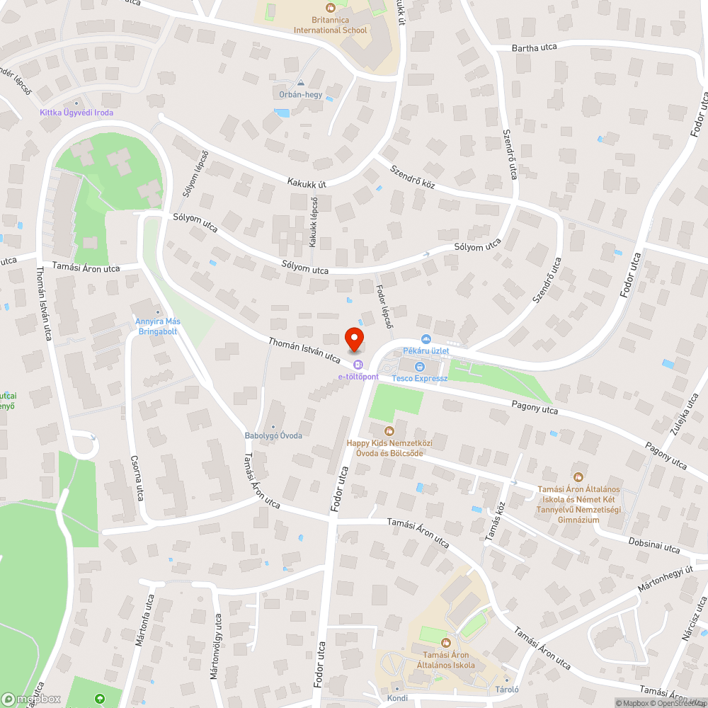 Hiányzó utasváró bejelentés helye