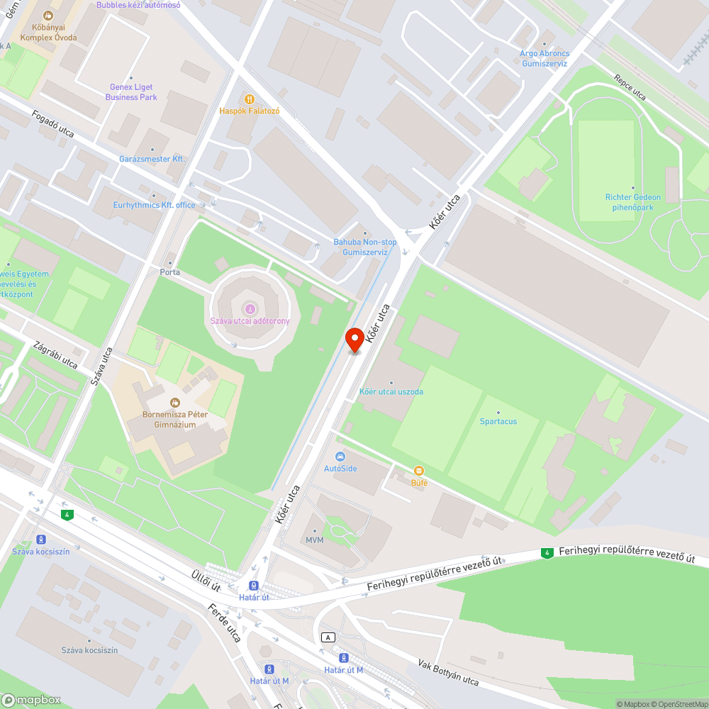 Balesetes, feltört üzemképtelen jármű bejelentés helye