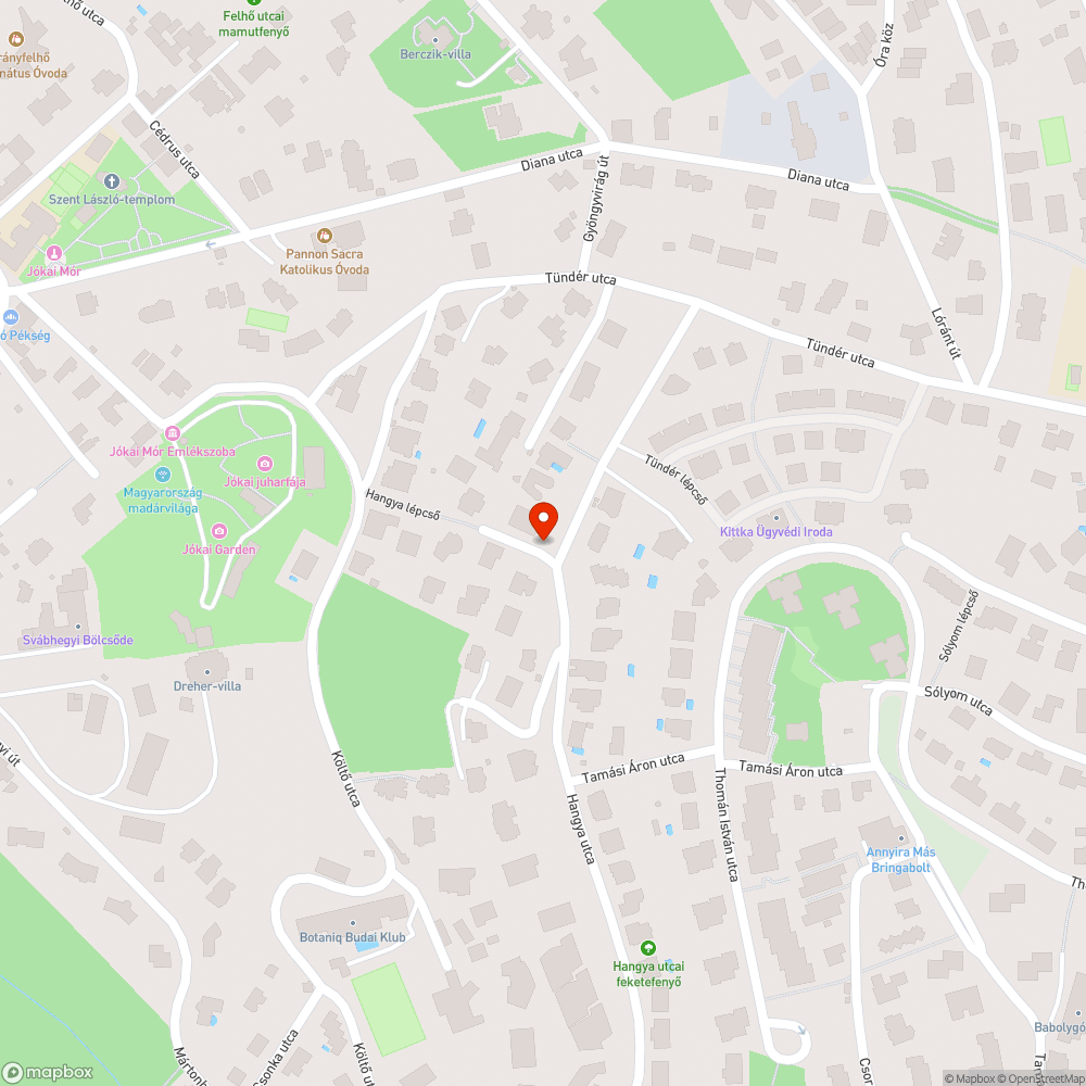 Kiégett lámpa bejelentés helye