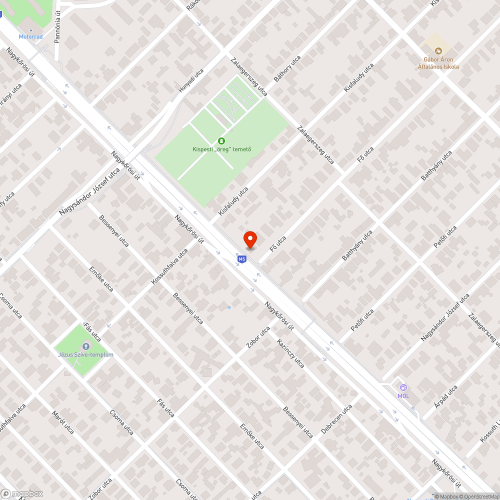 Illegális szemétlerakó bejelentés helye