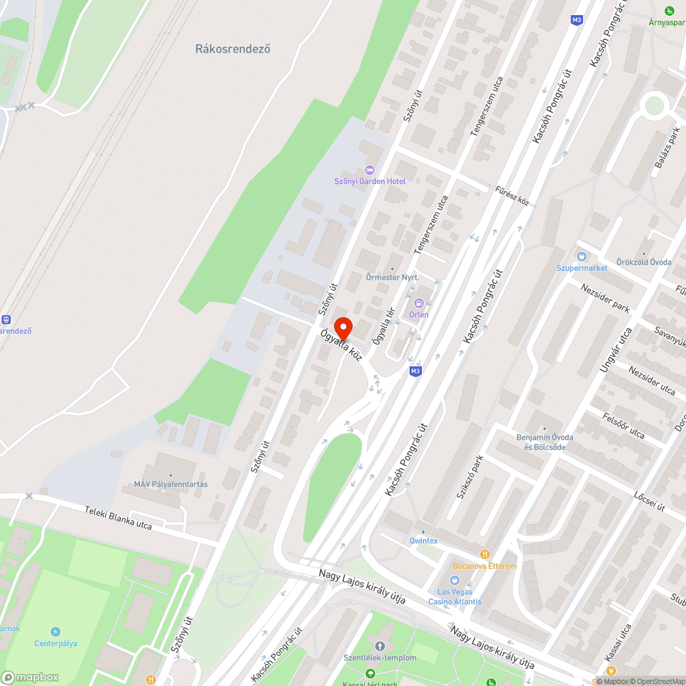 Zebra hiánya bejelentés helye