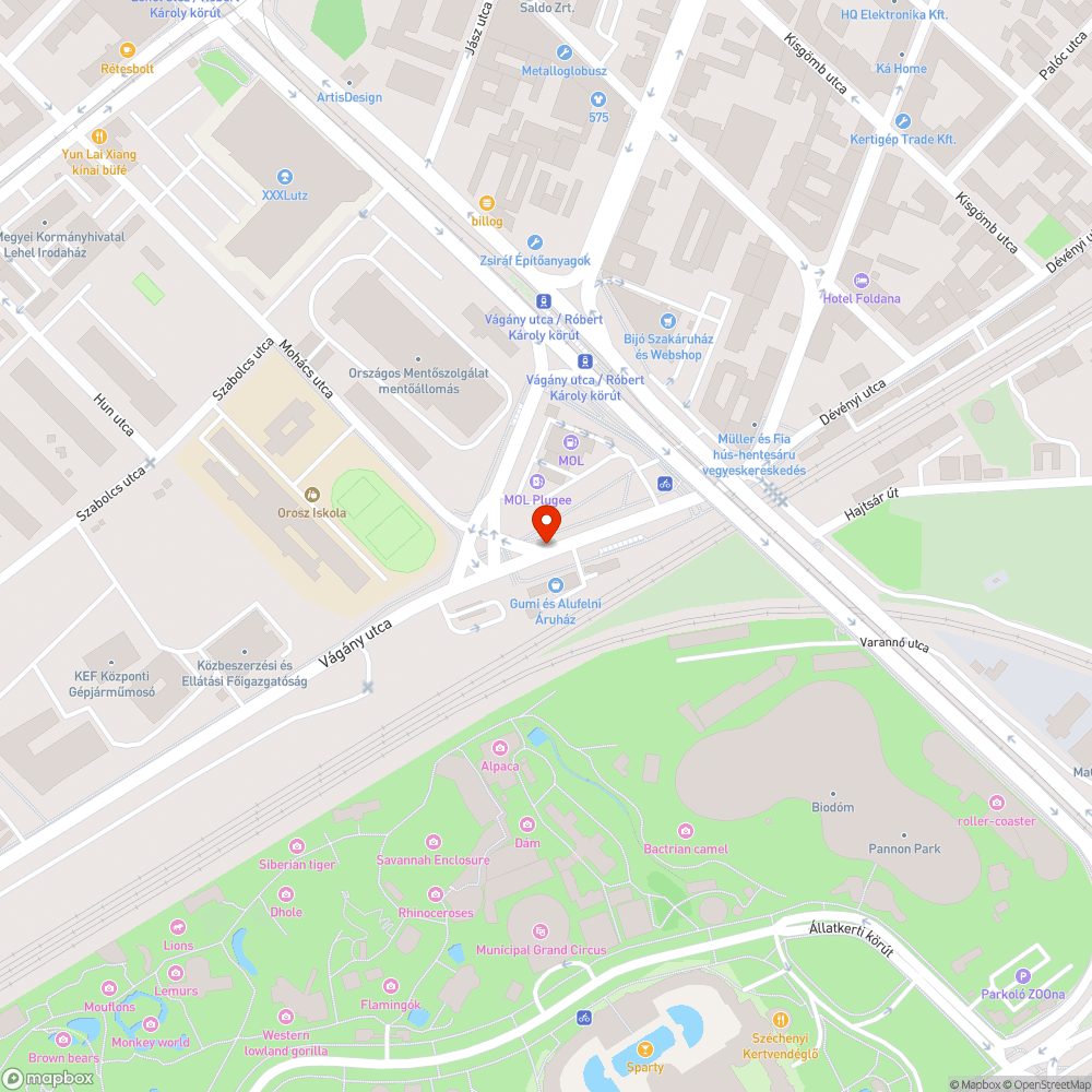 Járdán és zöldterületen parkolás bejelentés helye