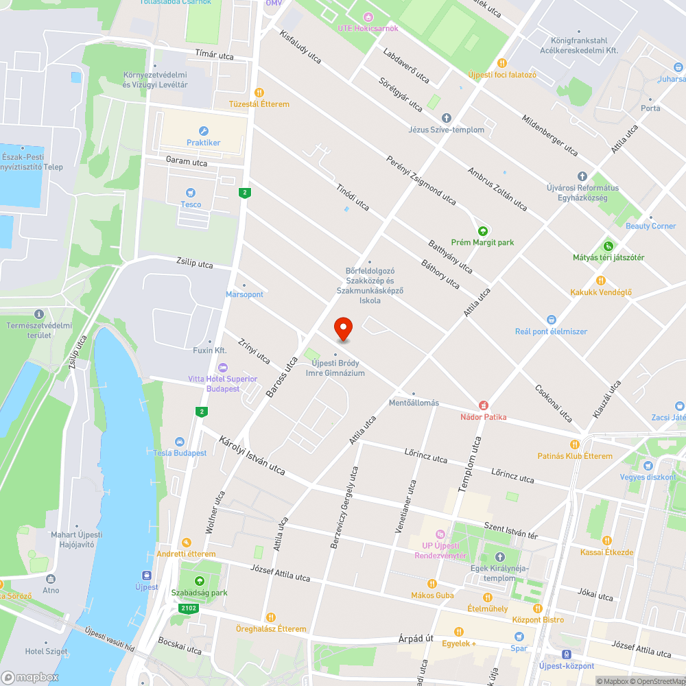 Kátyúk a Langlet Waldemár utcában bejelentés helye