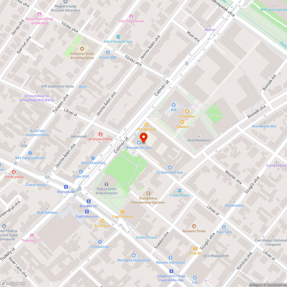 Botlásveszélyes aknafedél a forgalmas járdán bejelentés helye