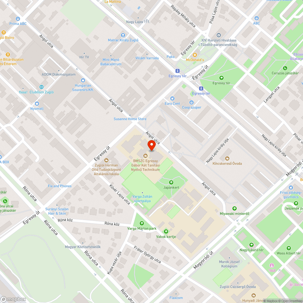 Közterületi szemét bejelentés helye