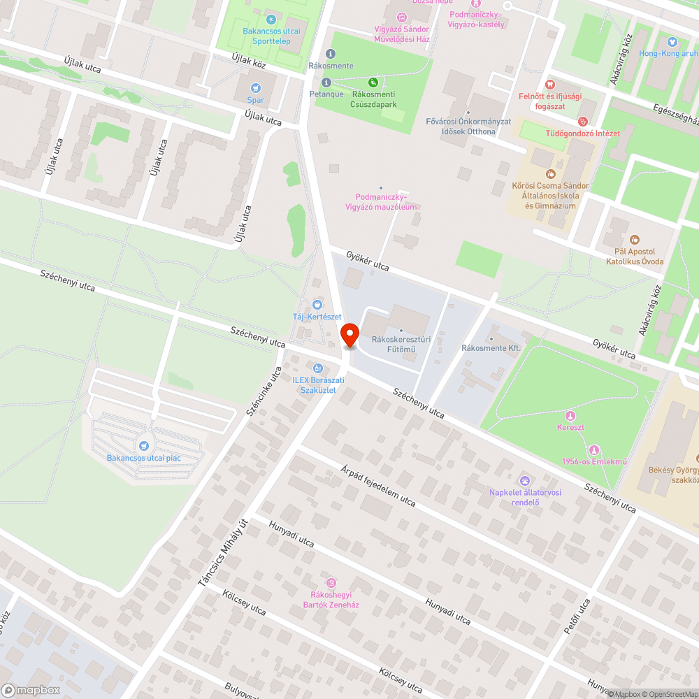 Lámpaárnyékoló leesve bejelentés helye