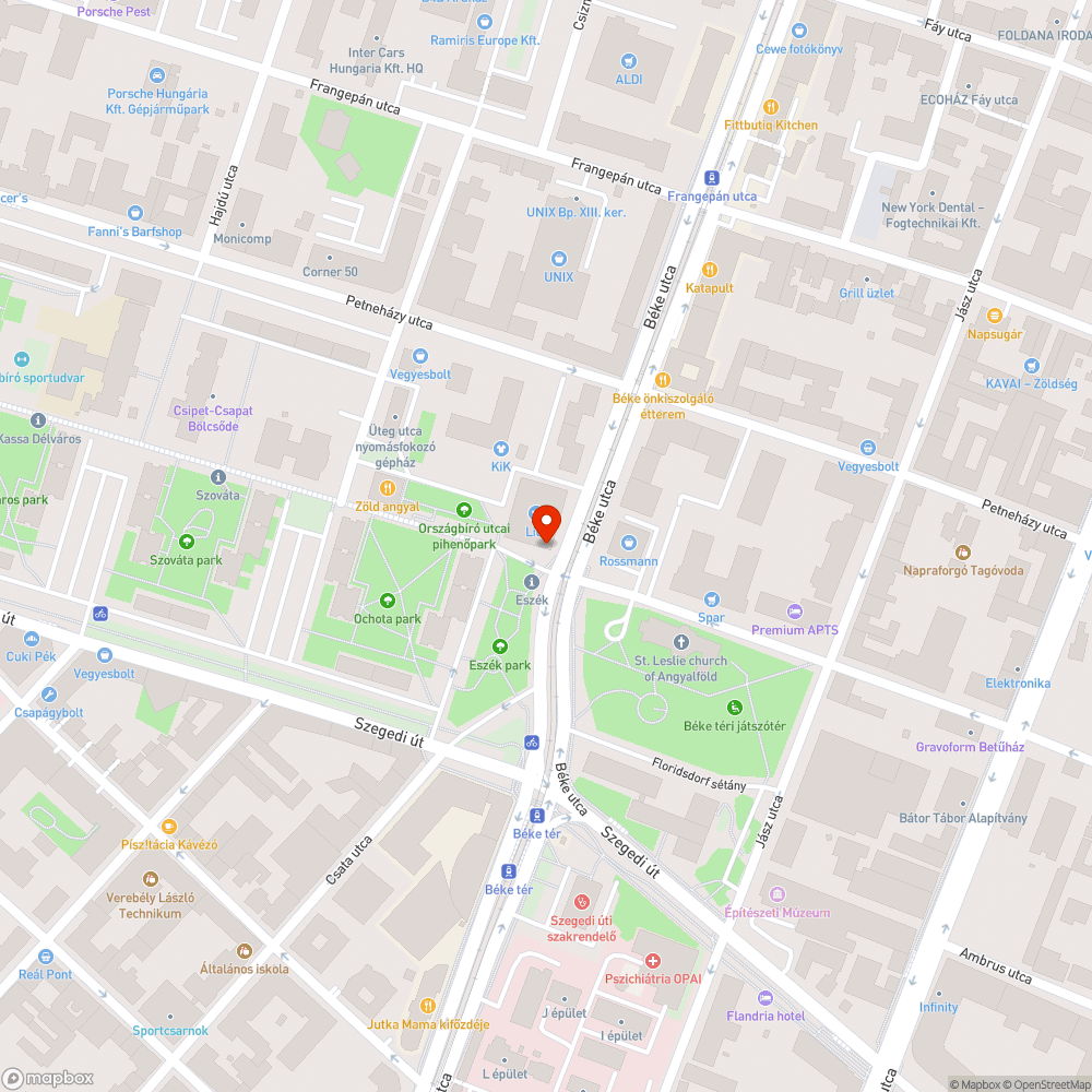 Graffitis szemetes bejelentés helye