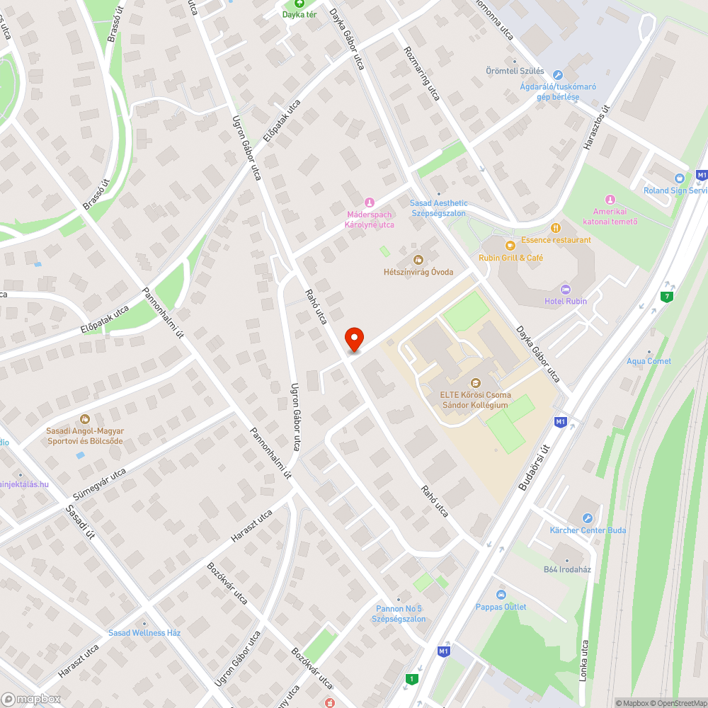 Rahó utca 11. járda bejelentés helye