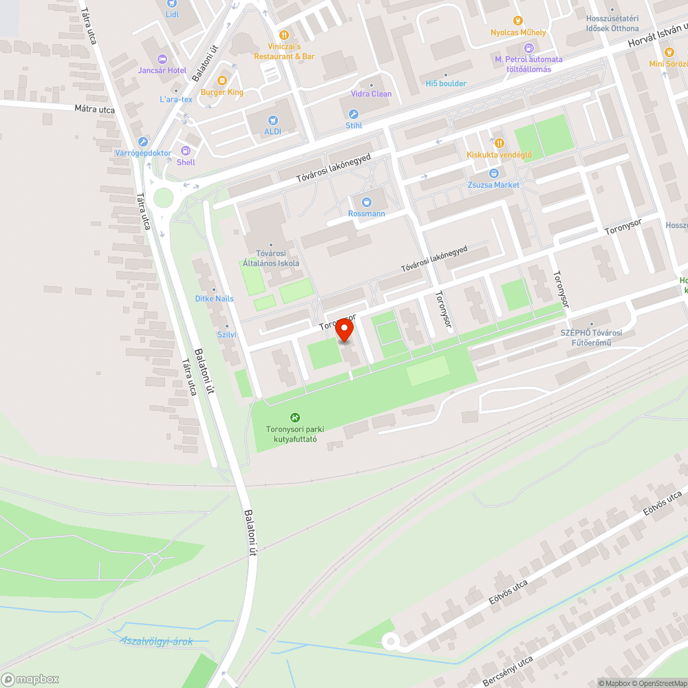 elhagyott autó bejelentés helye