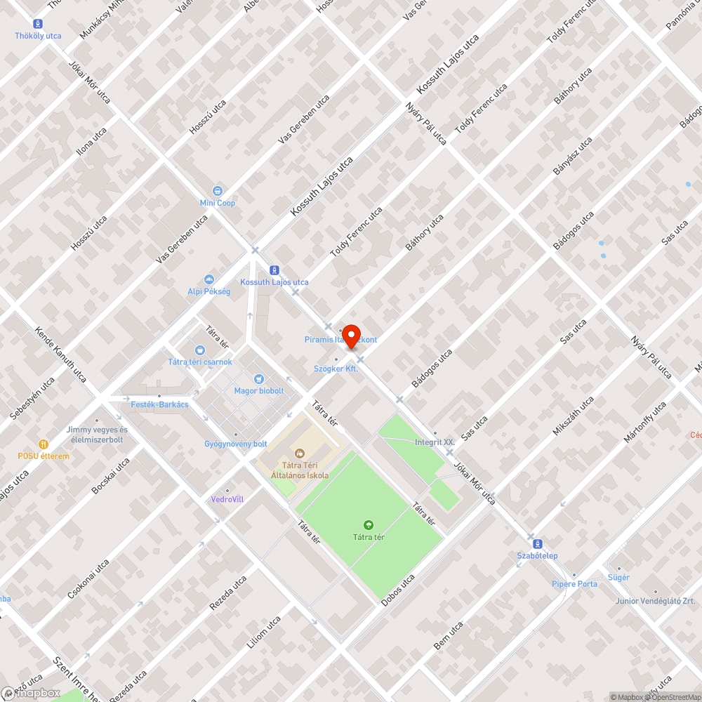 Kettétört elzárócsapfedél - Jókai Mór utca bejelentés helye