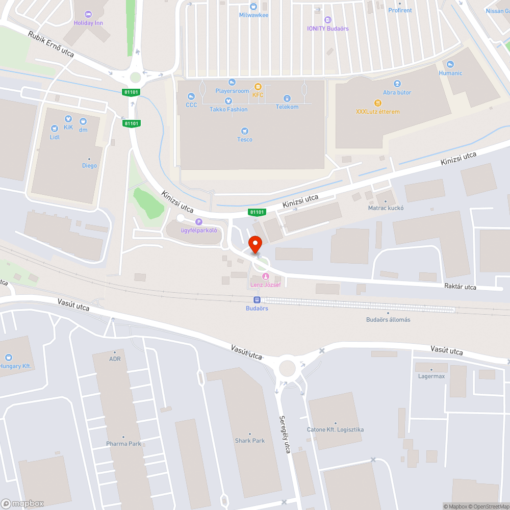 Leszakadt szemetes bejelentés helye