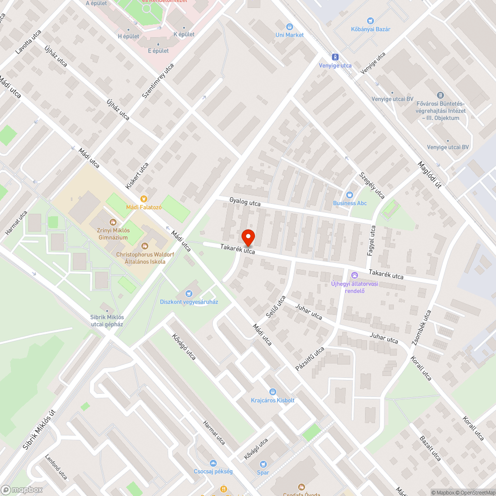 Roncs bejelentés helye