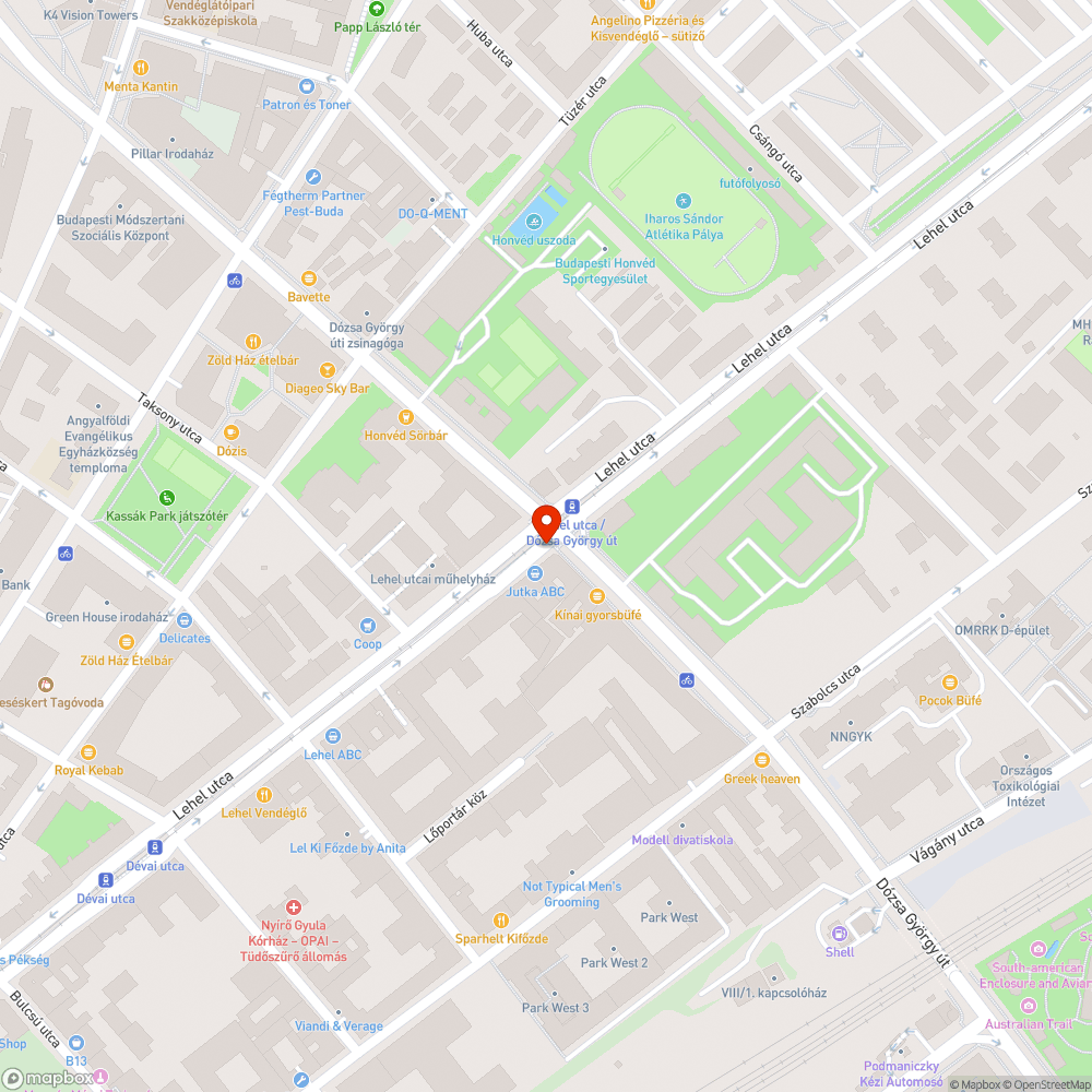 Rossz fedlap bejelentés helye