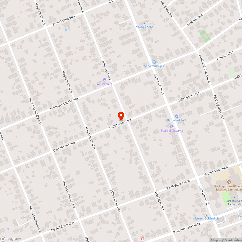 Egy doboz hulladék bejelentés helye