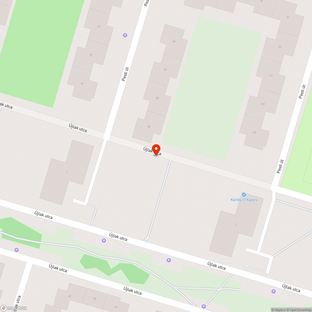 Közvilágítás bejelentés helye