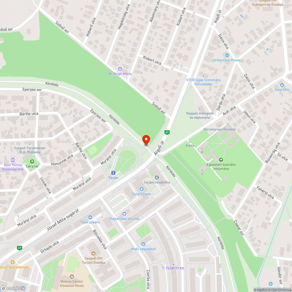 Illegális szemétlerakás a töltésen túl bejelentés helye