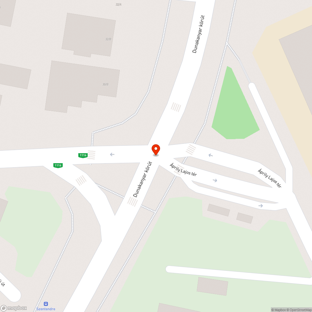 Lyukas járda bejelentés helye