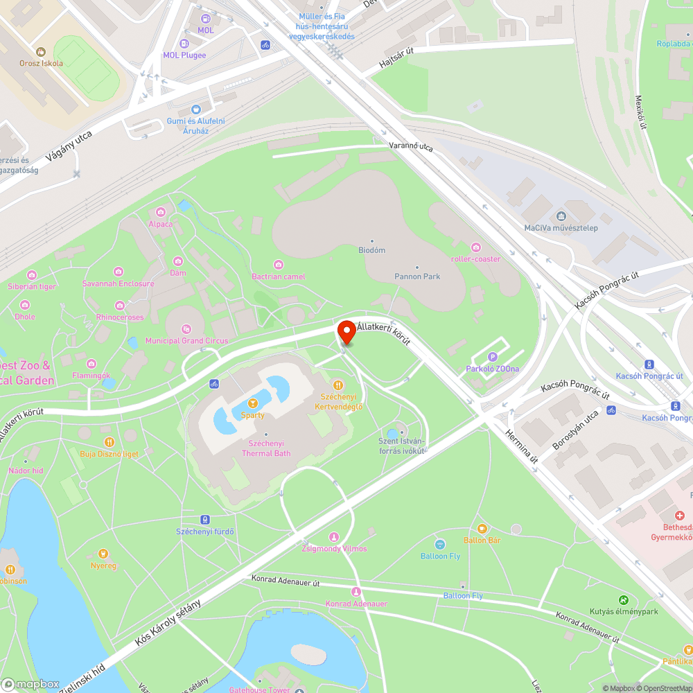 Nyitott aknafedél bejelentés helye