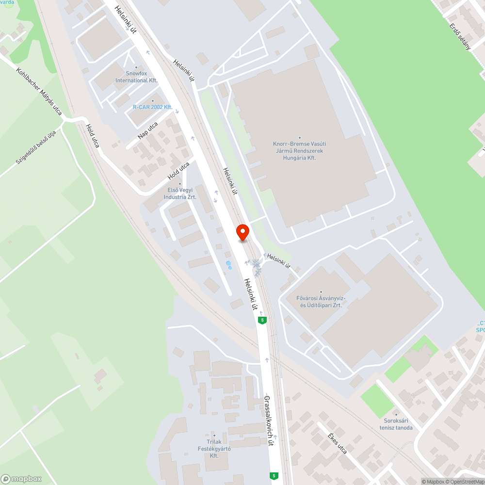 Festékgyári megálló szemét bejelentés helye