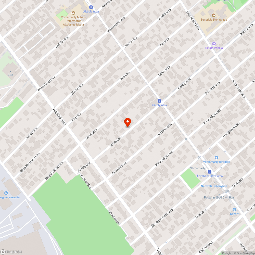 Elhagyott Opel bejelentés helye