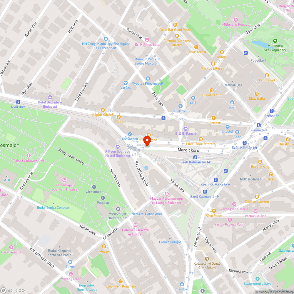 Köztéri ülő és egyéb bútorzat felületek bejelentés helye