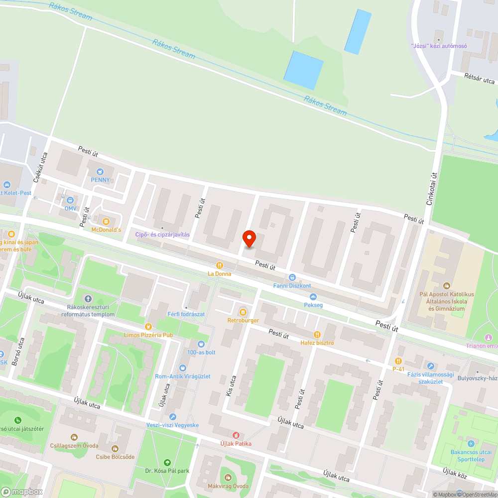 Nem működő közvilágítás bejelentés helye