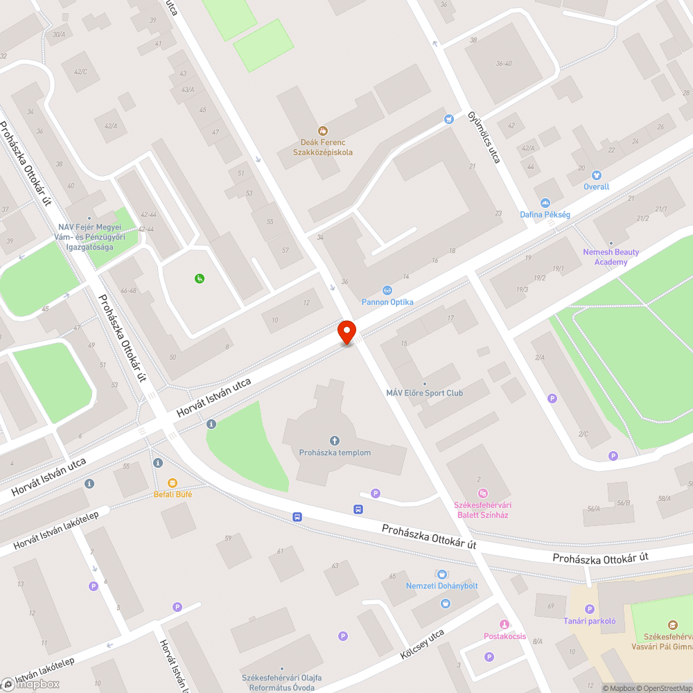 Botlásveszélyes fedlap bejelentés helye