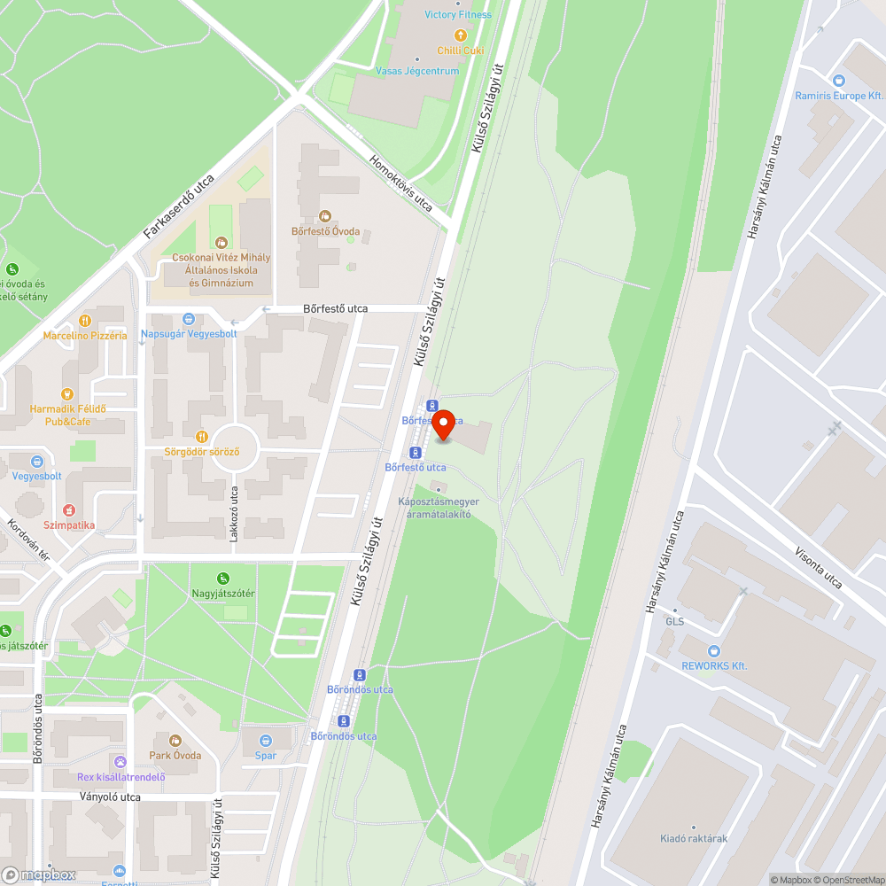 Balesetveszélyes félbehagyott épület bejelentés helye