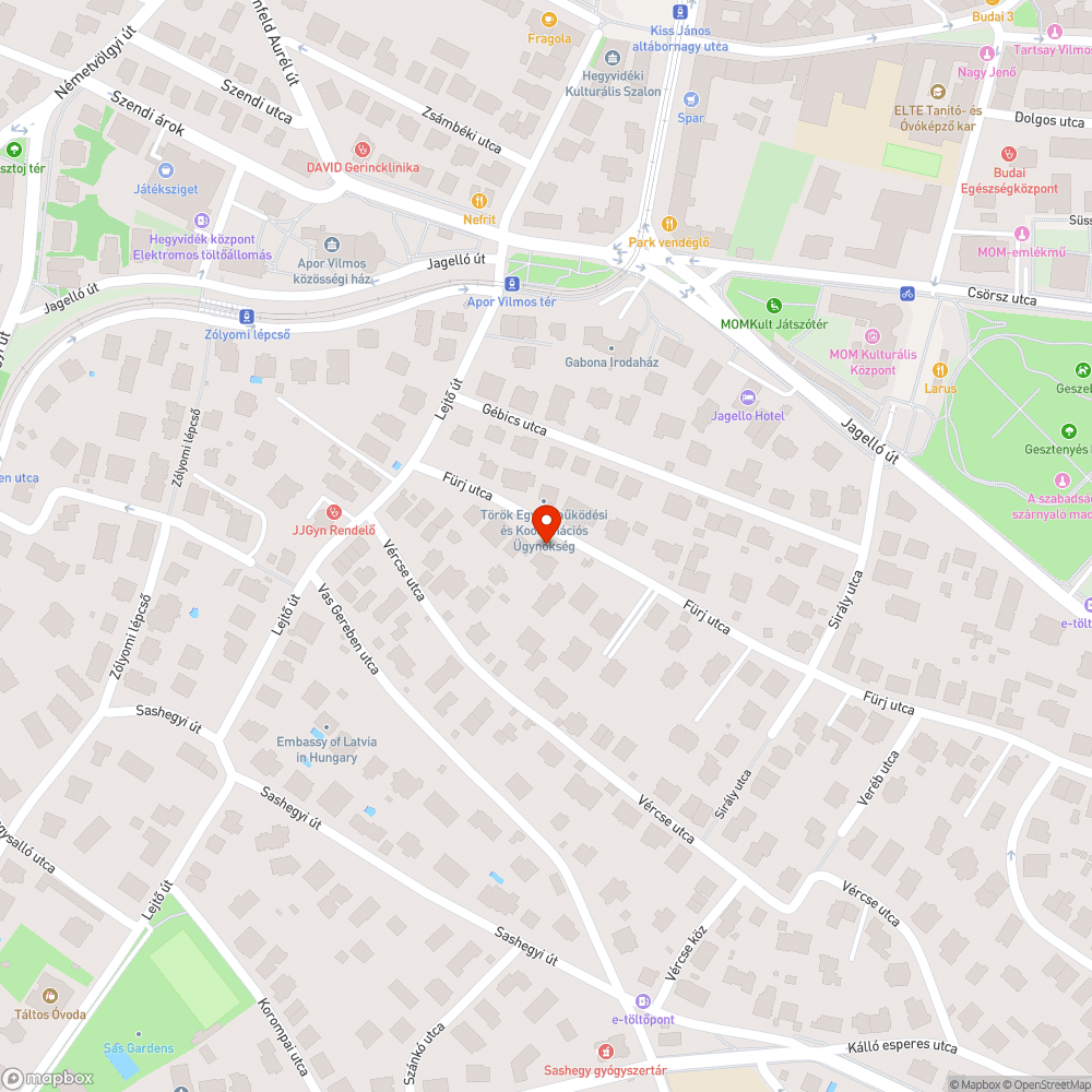 Sérült keret bejelentés helye