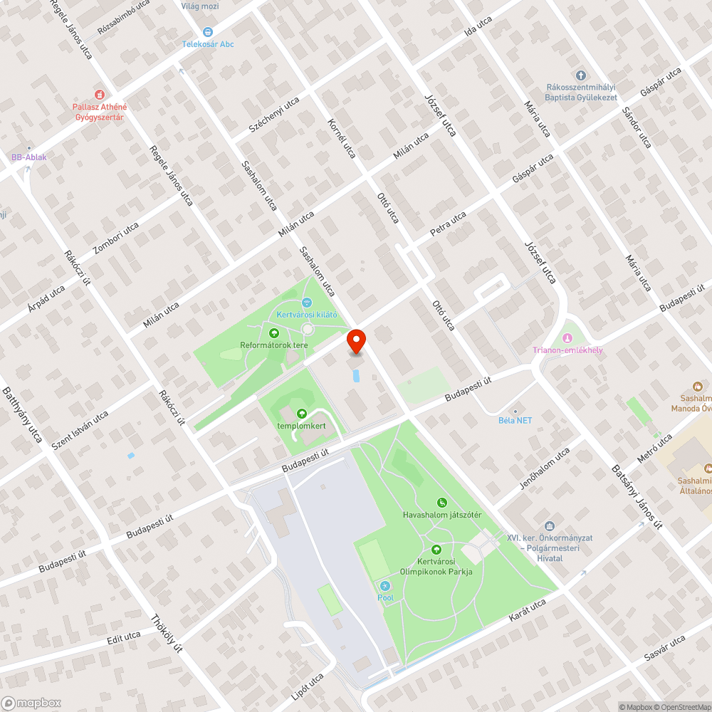 Eldugult víznyelő bejelentés helye