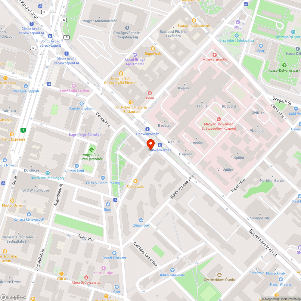 Szabálytalan várakozás bejelentés helye