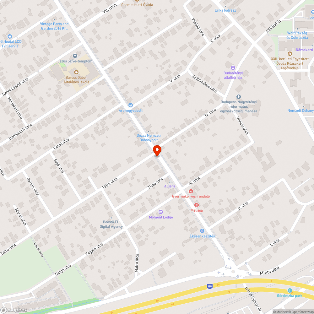 Elhagyott Daewoo bejelentés helye