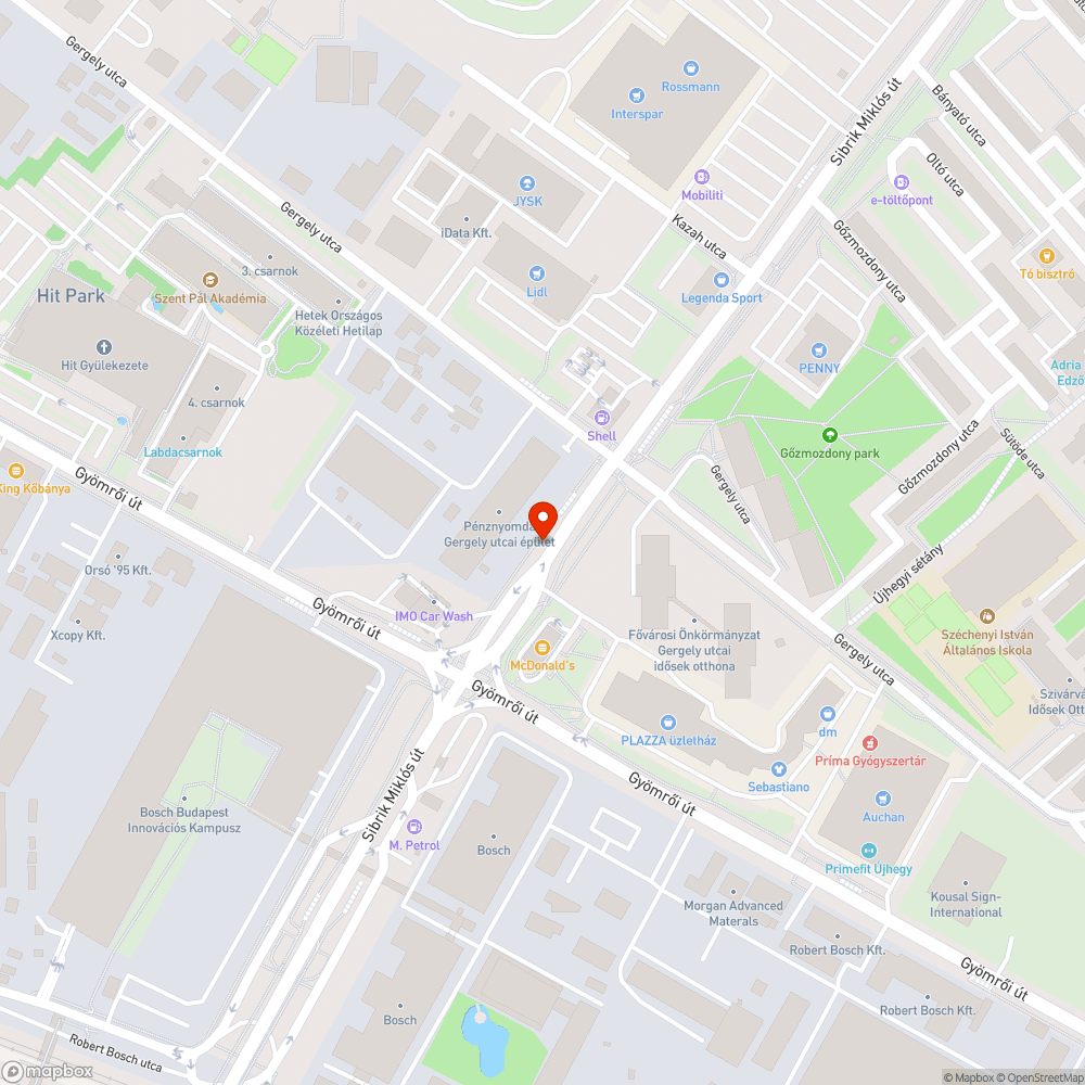 Süllyedt víznyelők bejelentés helye