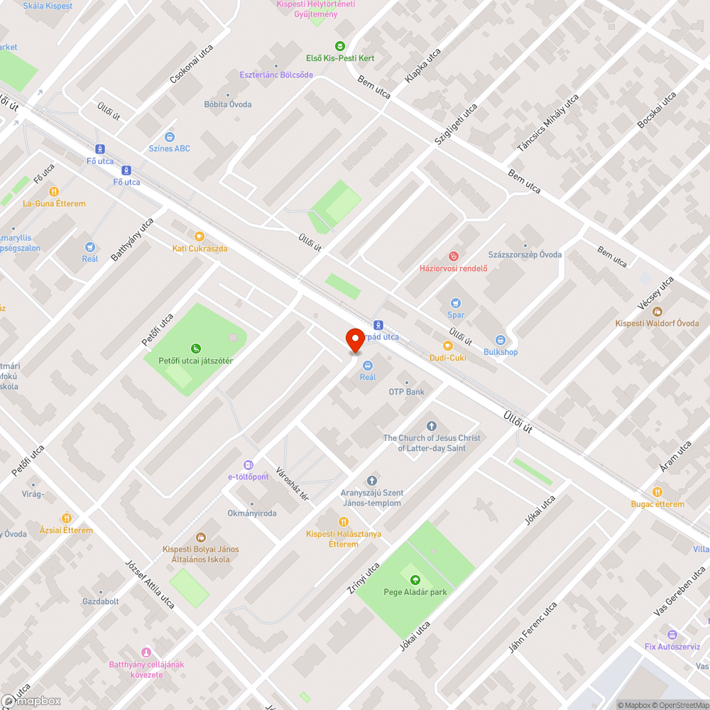 Állandó szabálytalan megállás bejelentés helye