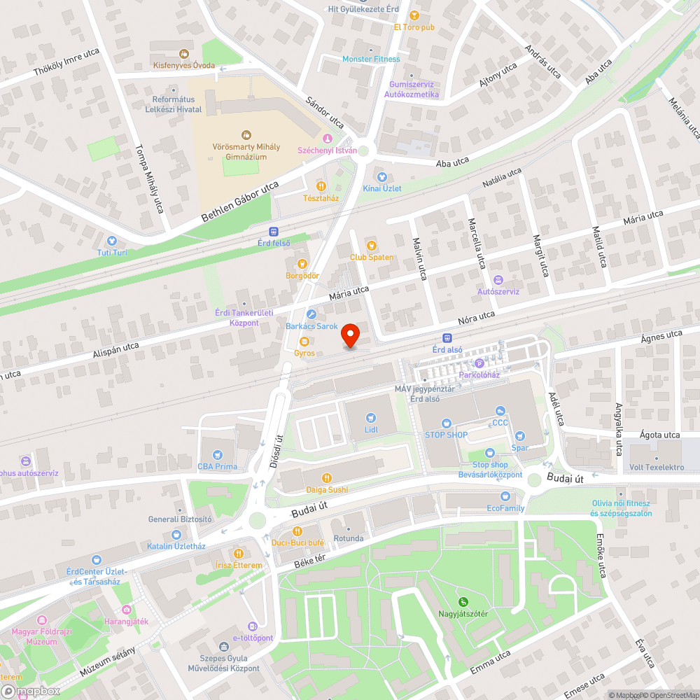 Hulladék Érd Alsónál bejelentés helye