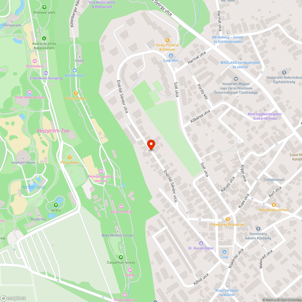 Veszélyes fa bejelentés helye